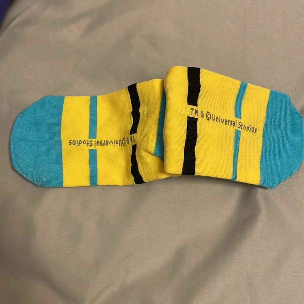 Despicable Me Minion Socks